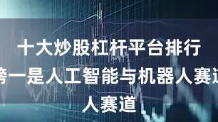 十大炒股杠杆平台排行榜一是人工智能与机器人赛道