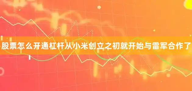 股票怎么开通杠杆从小米创立之初就开始与雷军合作了