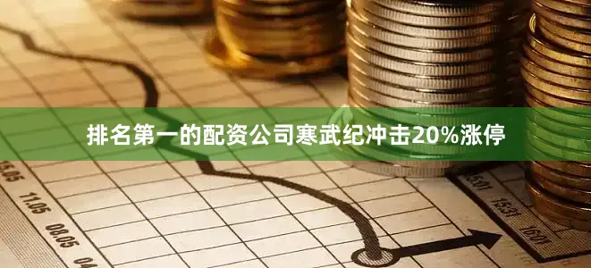 排名第一的配资公司寒武纪冲击20%涨停